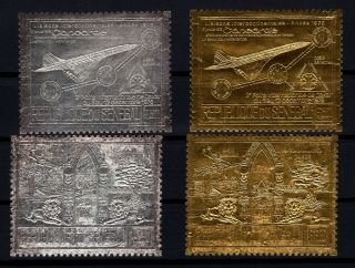 P111218/ SÉnÉgal / Gold Stamp Y&t Pa144 / Pa145 - Pa156 / Pa157 Mnh 80 E