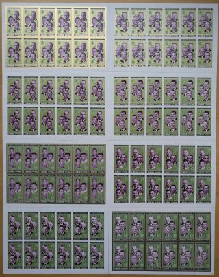 S287.  Ajman - Mnh - Space - Famous People - Full Sheet - - Imperf