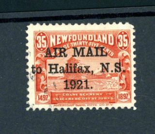 Newfoundland 1921 Air Mail 35c (sg 148) Very Fine (au544)