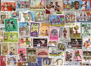 50 Boxing On Stamps