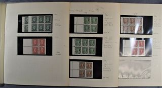 Selection Of Postage Stamp Booklet Panes Of Canada,  1932 – 1935