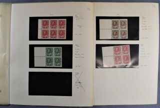 Selection Of Postage Stamp Booklet Panes Of Canada,  1911 – 1923