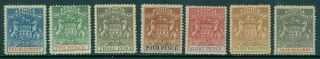 Sg 18 - 26 Rhodesia 1892 ½d 4/ - Fine Mounted Cat £325
