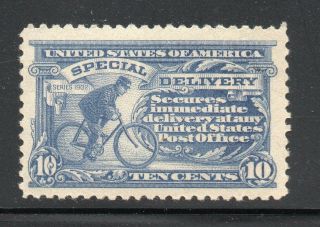 Scott E10 Xf M/nh/og 10c Bicycle & Rider,  1916 Issue No Wtrmk Cv $800.  00