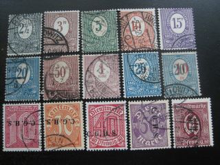 Oberschlesien Upper Silesia Scarce Stamp Lot Cv $86.  00