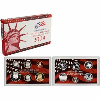 2004 Us Silver Proof Set