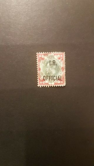 Gb King Edward Vii I.  R.  Official Stamp Inland Revenue Kevii Evii Sgo24 Postal