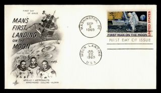 Dr Who 1969 First Man On The Moon Space Astronaut Fdc C94436