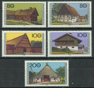S301176 Unified Germany - Brd Semi Post Sc B785 - 89 Mnh - Farmhouses,  Architecture