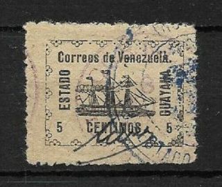 Venezuela: 1903; Local 1,  Guayana,  Authentic,  Ebv304