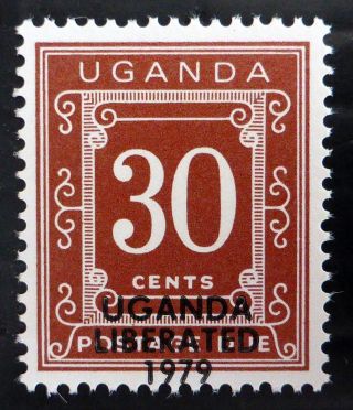 Uganda 1979 Postage Due Liberation 30c Sgd15v Uncat U/m Nk150