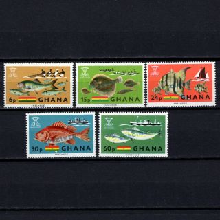 Ghana 1966,  Sg 420 - 424,  Overprint Specimen,  Mnh