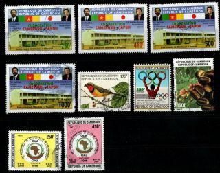 Cameroon Cameroun Kamerun: Recent Stamps,  1996,  1998,  2005