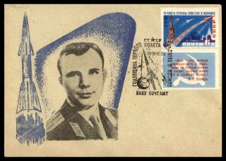 Mayfairstamps Russia 1962 Gagarin Cachet Special Cancel Cover Wwb_33199