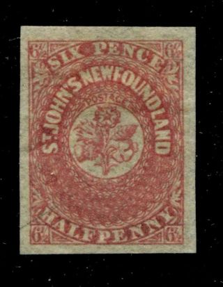 Newfoundland 21 Sg 21 Mh Vf 6 1/2 Pence 1861 - 1862 Is.  [n3220] Cv=$120.  00
