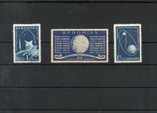 Old Stamps Of Romania 1959 1824 - 26 Mnh Space 16.  - Euro
