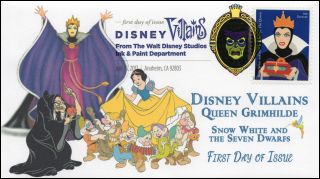 17 - 172,  2017,  Disney Villains,  Queen Grimhilde,  Snow White,  Dcp,  Fdc