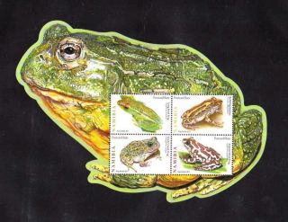 Namibia 2011.  Frogs.  Nhm Miniature Sheet