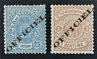 Nystamps Luxembourg Stamp Q11//q18 Og H $32