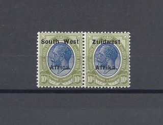 South West Africa 1923 - 26 Sg 39 " Setting V1 " Mlh Cat £