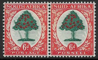 South Africa 1037 6d Falling Ladder Vf Lhm Sg 61a £300