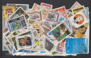 A5828: (150) Modern Guatemala Stamps; Better