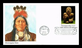 Dr Jim Stamps Us Mississippian Ruler American Indian Effigy First Day Cover