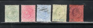 Nigeria Lagos Africa Stamps Canceled Lot 22