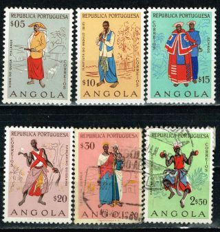 Angola African Colonial Arts Tribal Costumes Old Set 1955 Mlh
