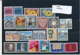 D270980 Switzerland Europa Cept Selection Of Mnh Stamps