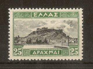 Greece 1927 25d Acropolis Sg423 Mnh Cat£300