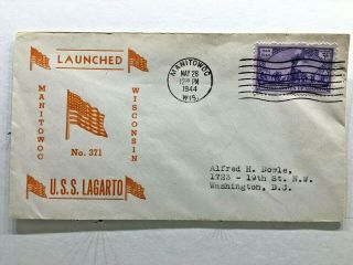 United States Submarine - Uss Lagarto Ss - 371 - Launched - May 28,  1944