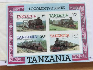 Tanzania Mi 268 - 271 Block Nhm Imperf,  Rare Error,  Formerly For Dm400