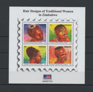 Zimbabwe 2013 Traditional Hair Designs Mini Sheet - Muh
