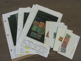Newfoundland,  Brunswick,  Assortment Of Stamps In Dealer Pages &