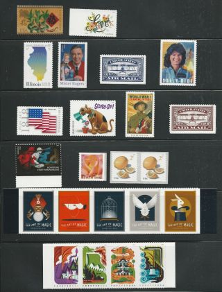 2018 Us Complete Stamp Set Nh As The Scans Show With All The Stamps Issued