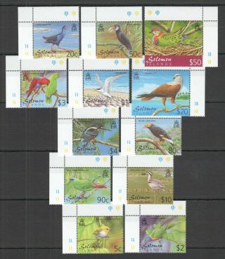 Y430 Solomon Islands Fauna Birds 1set Michel 42 Euro Mnh