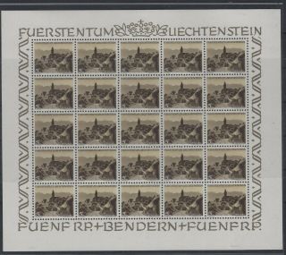Liechtenstein,  Stamps,  1949,  Mi.  Klb.  284.