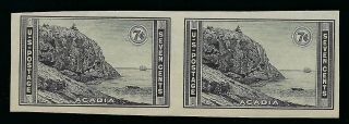 1935 Commemorative Acadia 7c Imperf Stamp Scott 762