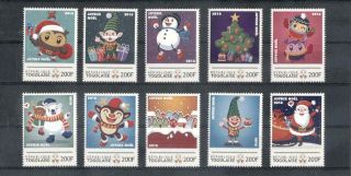 (959212) Christmas,  Santa,  Snowman,  Miscellaneous,  Togo
