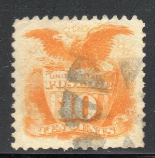 Scott 127 10c Eagle & Shield 1875 Re - Issue Rare Stamp Cv $1000