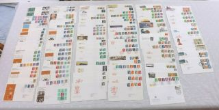 Job Lot X 111 First Day Covers Assorted Definitives 1972 - 1998 Vgc Fdc 146