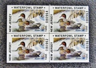 Nystamps Us Jersey Duck Stamp 9 Og Nh $48