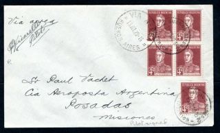 Argentina - July 1929 Airmail Cover From Buenos Aires To Posadas,  Pilot Signed