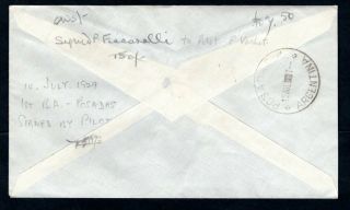 Argentina - July 1929 Airmail Cover From Buenos Aires to Posadas,  Pilot Signed 2
