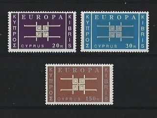 Eu - Europa C.  E.  P.  T.  - 1963 Cyprus Mnh
