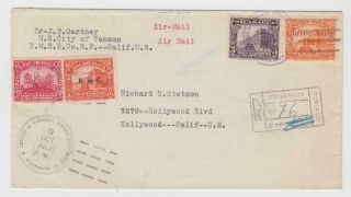 Nicaragua: Sc.  C1 On October 1929 R - Airmail To Us,  Corinto Posting