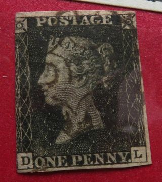 Britain 1840 - 41 The Penny Black,  The World ' s First Postage Stamp set (140816J) 3