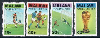 Malawi 1990 World Cup Football Sg 838 - 41 Mnh