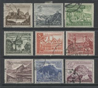 1939 Germany Third Reich Winterhelp Complete Set Semi Postal Issues